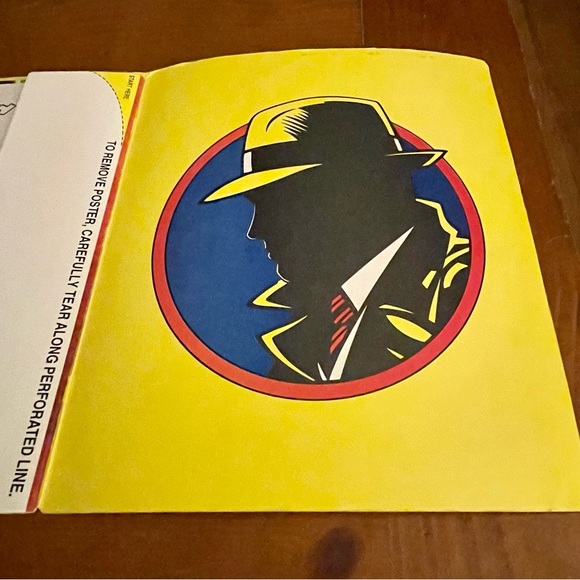 Official Dick & Tracy Giant Sticker- Poster Set 1990 - Picture 6 of 8